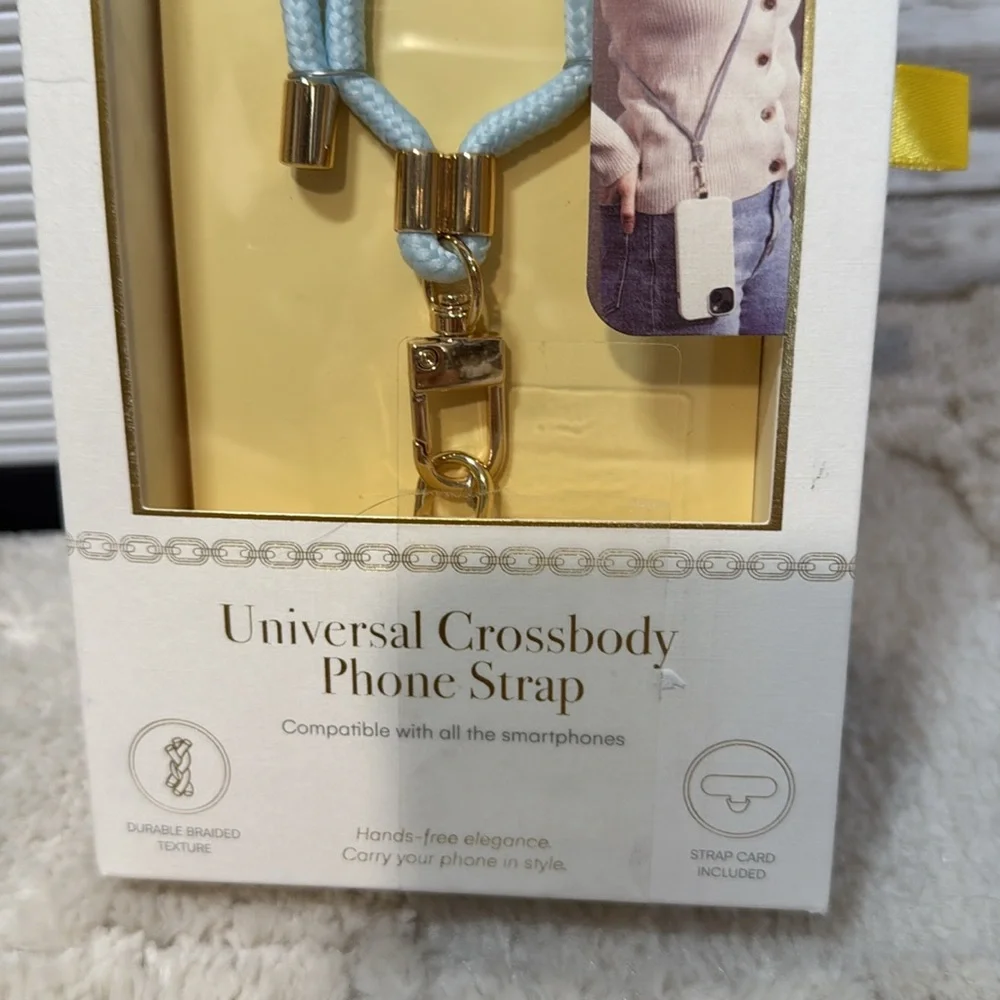 Artikl Universal Crossbody Phone Strap in Blue and Gold